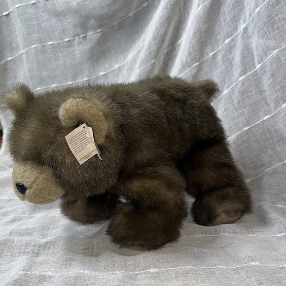 Vintage Bearington Bears Smokey 2006M Brown Bear Realistic Poseable NWT - Picture 2 of 16